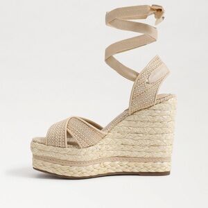 Sam Edelman VAUGHN ESPADRILLE WEDGE SANDAL size 7.5